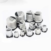 10pcs SMD Electrolytic Capacitor Aluminum 6.3V 10V 16V 25V 35V 50V 63V 100V 400V 1UF 4.7UF 10UF 47UF 100UF 470UF 680UF 1000UF Electrical Circuitry Par