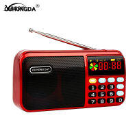 【New product】S90 Portable Fm Radio Speaker Rechargeable Mini Handheld Digital Usb Tf Mp3 Player With Led Flashlight