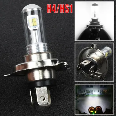H4 / HS1 12V 40W 8 LED COB 6500K White Motorcycle Hi/Lo Beam Headlight Lamp Bulb Car Lighting For Car Accessories Headlight Bulb