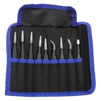 【YF】 9Pcs/set Anti-static ESD Maintenance Tools Industrial Curved Straight Repair