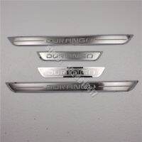 For DODGE DURANGO 2011-2020 Door Sill Scuff Plate Guard Stainless Steel Kick Pedal Sticker Car Styling Accessories