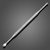 Double-Ended Ear Spoon Stainless Steel Spiral Ear Pick Ear Wax Removal Cleaner Ear Care Cleaning Tool