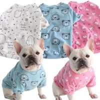 Pet Fat Dog Clothes for Spring and Summer Style Dog Clothes Fashion Style Cool Dog Clothes Printing Pet Dog Vests