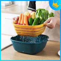 【CC】✼  Silicone Drain Basket Bowl Washing Storage Strainers Bowls Drainer Vegetable Cleaning Colander