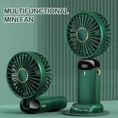 Mini Hand Fan Portable Neck Fan USB Rechargeable Handheld Fan Personal Cooling Fan Powerful Table Desk Fan For Camping Office