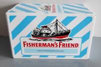 Fishermans Friend Original ฟิชเชอร์แมนส์ เฟรนด์ ชูการ์ฟรี รสดั้งเดิม สีฟ้า-ขาว 25 กรัม/ซอง ( 24 ซอง ) [ 1 กล่อง ]