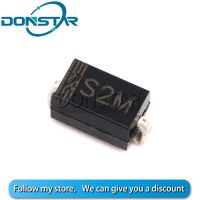 อุปกรณ์ไฟฟ้า Smd Rectifier Diode Do-214ac Rl207 Sma S2m 100ชิ้น