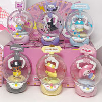 Sanrio Kawaii เครื่องกรงเล็บชุด Melody ของฉัน Cinnamoroll Kuromi H Ello K Itty การกระทำ Figurines รุ่นตุ๊กตาเด็กของเล่นของขวัญแปลกใจ