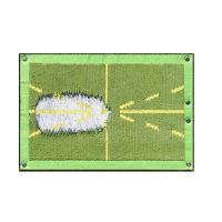 1 Piece Golf Training Mat for Swing, Clearly Shows Impact Traces Portable Green for Backyards Swing