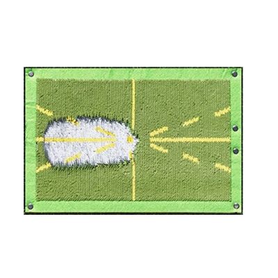 1 Piece Golf Training Mat for Swing, Clearly Shows Impact Traces Training Mats Green for Backyards Swing