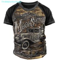 ◕ Eartha Boyle 2023 mens retro 3 d locomotive T-shirt printing leisure loose big men t-shirts with short sleeves jerseys