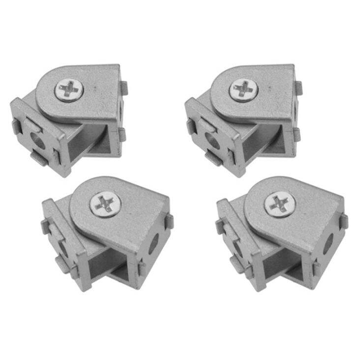 4 Pcs Aluminum Alloy Pivot Joint for Aluminum Extrusion Profile 2020 Series Flexible Pivot Joint