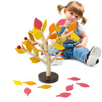Montessori Toys Children Early Educational Learning Puzzle Wooden Tree Toy Kids Hand Ability Learning Preschool Education