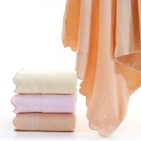 70x140cm 100% Cotton Bath Towel Rose Pattern Lace Soild Color Home Bathroom Soft Comfortable