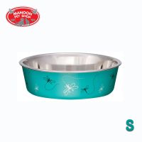 narak.. โปรโมชั่นสุดคุ้ม   กระหน่ำ .. [MANOON] Loving Pets Bella Bowls Des ner - Dragonfly Turquoise (Small)​(ถ้าไม่ได้ระบุ ราคาต่อ1ชิ้นนะค๊ะ) ( สอบถามรายละเอียดทักแชทนะคะ )