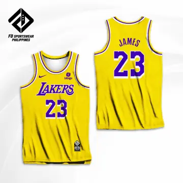 Nike+Lebron+James+La+Lakers+Jersey+NBA+Swingman+%2323+Mens+Size+