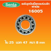 16005 ตลัลูกปืนเม็ดกลมร่องลึกแไม่มีฝั้ง 2 ข้าง ( Deep Groove Ball Bearing)