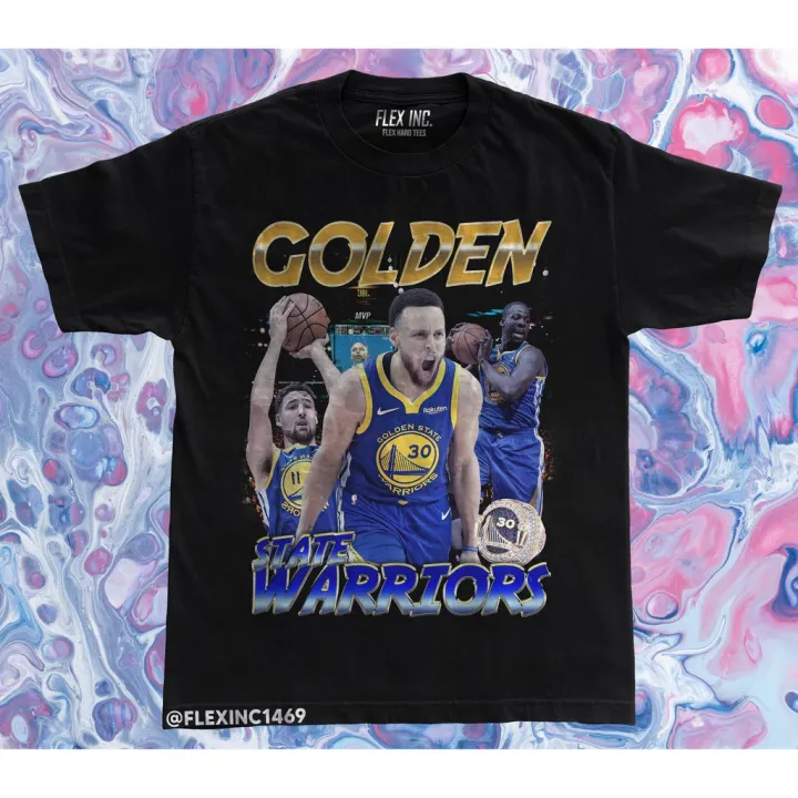 Kaos Golden State Warriors Stephen Curry NBA Champions Vintage Bootleg ...