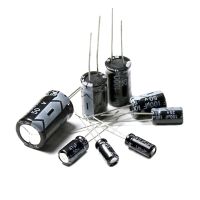 R19 C ตัวเก็บประจุ Electrolytic Capacitor 1uF 2.2uF 3.3uF 4.7uF 10uF 33uF 47uF 100uF 220uF 3300uF 4700uF 10V - 35V Aluminum