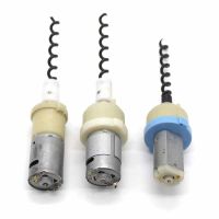 ▧ DC 3V-6V Micro Motor 65RPM Low Speed Reversible 365 Brushed Engine with Spiral Steel Wire for DIY Wine Corkscrew