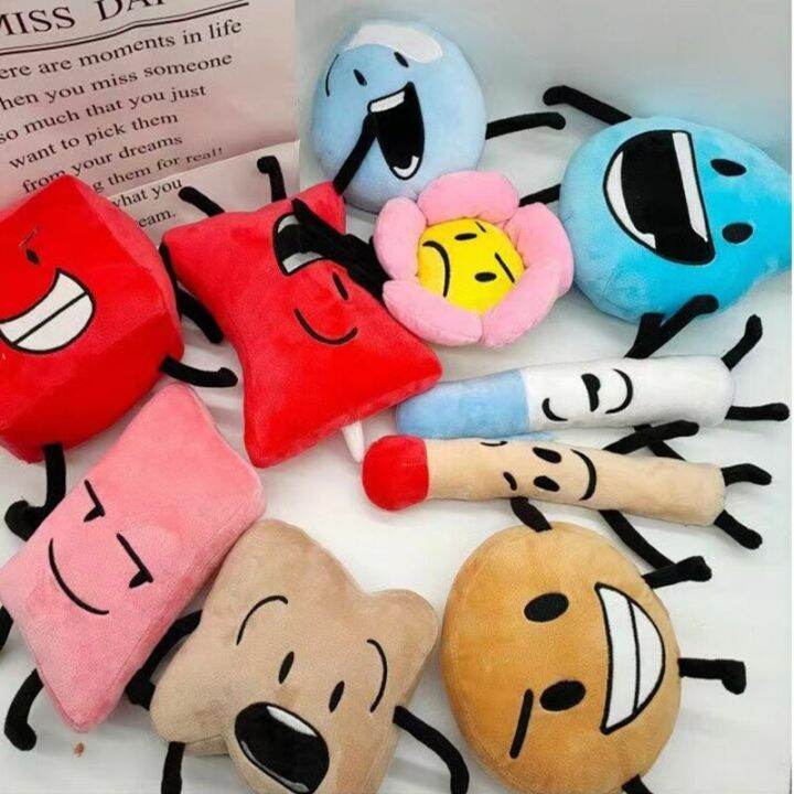 Stuffed Doll Bfdi Plushie Battle for Dream Island Plush Toy Leafy Firey  Coiny US