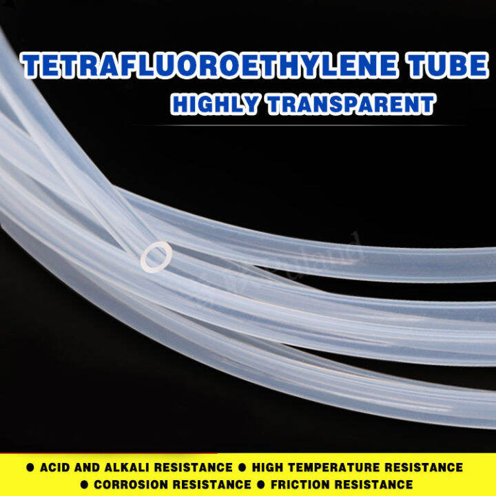 Teflon tube PTFE F46 tube, high transparency, 0.520mm PTFE tube resistant to high temperature
