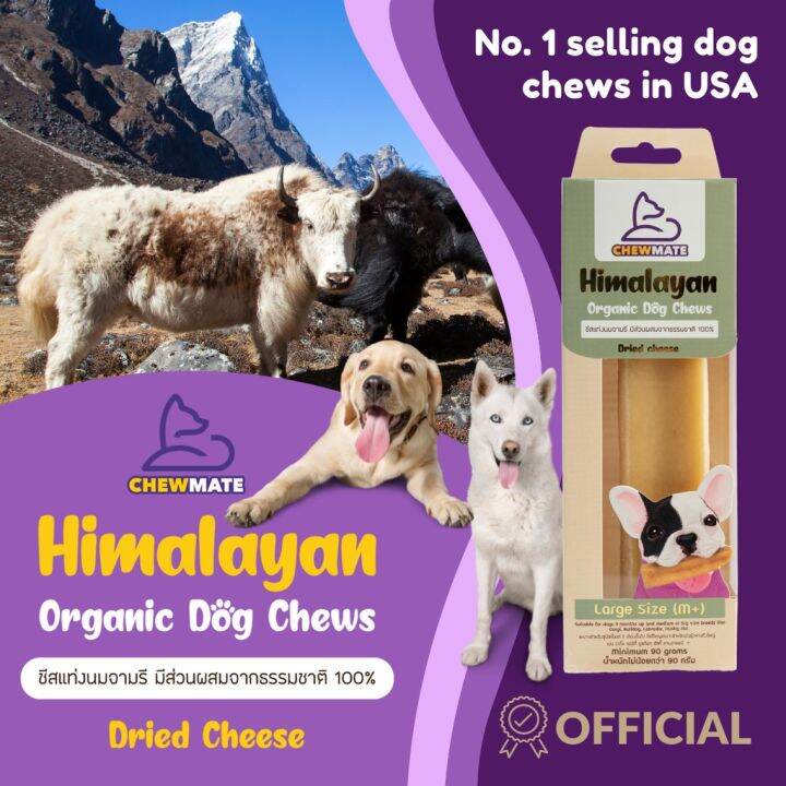 CHEWMATE ชีสแท่งนมจามรีไซส์ M+ / Himalayan Dog Chew M Size Lazada.co.th