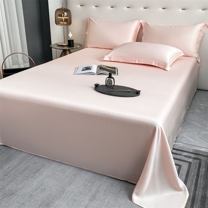 antarctic-people-sleep-naked-summer-tencel-bed-sheet-single-piece-cool-feeling-ice-silk-quilt-pillowcase-three-piece-set-double-solid-simple