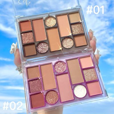 Eyeshadow Disc Powder Palette พาเลททาตา12สีEyeshadow Disc Powder Palette12 color palette