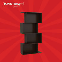 Raminthra Furniture ชั้นอเนกประสงค์ ชั้นหนังสือ ขนาด 80 ซม. MC-807 สีโอ๊ค multipurpose floor