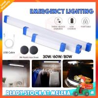 ﺴ tqw198 30W 60W 80W LED Light Emergency Night Light USB Rechargeable Emergency Lamp Portable Pasar Malam Lampu Bateri 可充电灯管 磁吸灯管