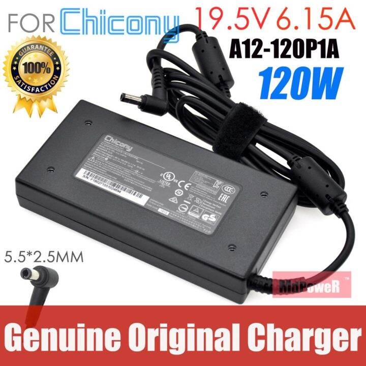 Genuine Chicony 19.5V 6.15A 120W Power supply for MSI GE60 GE70