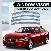 ที่บังแดดสำหรับ MAZDA 6 ATENZA ที่กันสภาพอากาศคิ้วกระจกรถที่บังแดดหน้ารถยนต์ที่กันสภาพอากาศของตกแต่งรถยนต์