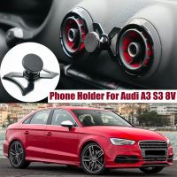 （GOLOGO support）ที่วางโทรศัพท์ในรถ S3 A3ของ Audi ตัวยึดช่องแอร์8V ตัวยึดแม่เหล็กหมุนได้360องศาตัวยึดจีพีเอสมือถืออุปกรณ์เสริมรถยนต์