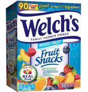 Thùng 90 Gói Kẹo Dẻo Trái Cây Welch s Mix Fruit 2KG