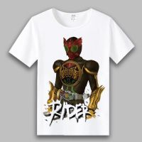 ร่ำรวย เสื้อยืดผ้าฝ้าย เสื้อยืดคอกลม แขนสั้น ผ้าฝ้าย 100% พิมพ์ลายการ์ตูนญี่ปุ่น Kamen Rider Kamen Rider แฟชั่นฤดูร้อน สS-5XL