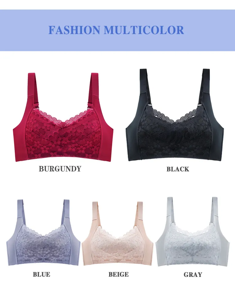 MeooLiisy Ultra-thin Minimizer Women Underwear Full Cup Bras