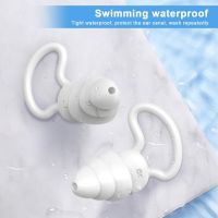 Anti-noise 1 Pair Convenient Study Work Noise Canceling Earplugs Reusable Silicone Earplugs Ear Wear Extra Accessories