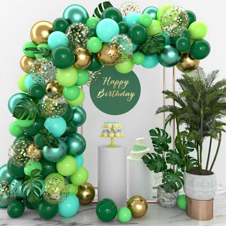 cc-145pcs-balloons-garland-arch-jungle-birthday-kid-wedding-supplies-baby-shower-baloon