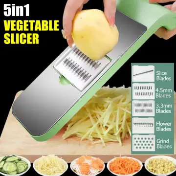 Vegetable Chopper 17Pcs Multifunctional Food Chopper Pro Onion Cutter Dicer