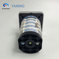 ใหม่ YMZ12-324ตัวเลือก Starter Startriangle ไฟฟ้า Changeover Rotary Cam Switch 32A 4ขั้ว3ตำแหน่ง Sliver Contacts