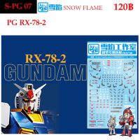 ▶️ดีคอลน้ำ SNOW FLAME SPG 07 RX-78-2 PG 1/60 WATER DECAL SPG07 [ จัดส่งทั่วประเทศ ]