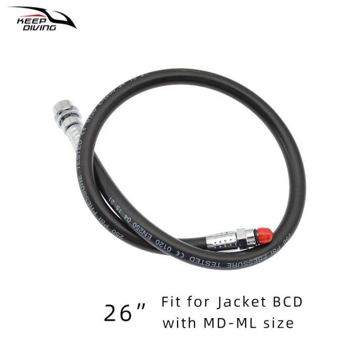 Multiple Specifications Scuba Diving Regulator BCD Low Pressure Hose