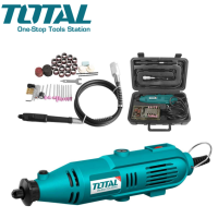 TOTAL เครื่องเจียร์แม่พิมพ์ + สายอ่อน 130 วัตต์ พร้อมอุปกรณ์ รุ่น TG501032 ( Mini Grinder )