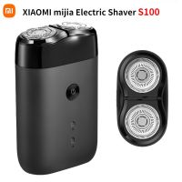 Hair Styling Sets ZZOOI Origina Xiaomi Mijia S100 2 Electric Shaver for Men  Waterproof Portable Razor with Rechargeable Po LED Indicator Type-C Charge Hair Styling Sets Hair Styling Sets