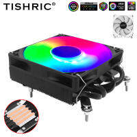 TISHRIC ITX Air CPU Cooler พัดลมระบายความร้อน 4 ท่อความร้อน 4 ขา PWM RGB สำหรับ Intel LGA 1700 2011 1200 1150 1151 โปรเซสเซอร์ Cooler-kxodc9393