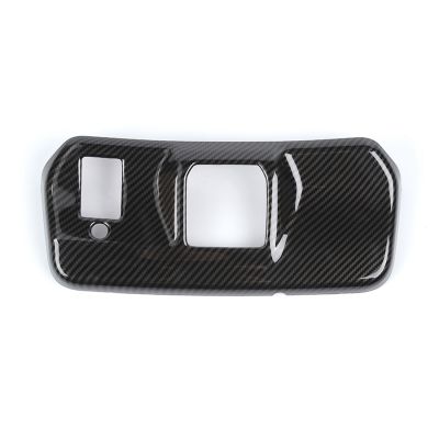 ﺴ Car Interior Rearview Mirror Base Panel Cover for Ford F150 2021-2022 Accessories ABS Carbon Fiber