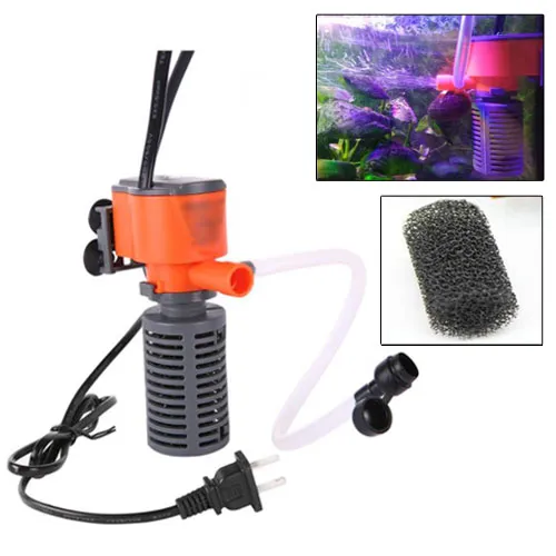 (5W)AQUAINTERIORFILTER Mini Fish Tank Water Purifier Oxygen