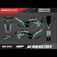 -สติ๊กเกอร์วิบาก KAWASAKI 230R 2020 ทั้งคัน สติ๊กเกอร์เคลือบเงา สุดคุ้ม