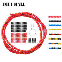ชุดสายเบรคจักรยานยาว1.1เมตร,ชุดปลอกหุ้มอะลูมินัมอัลลอยชุดยกแรงสำหรับจักรยานถนนพับเสือภูเขา